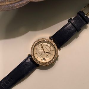 Navy Michael Kors Watch